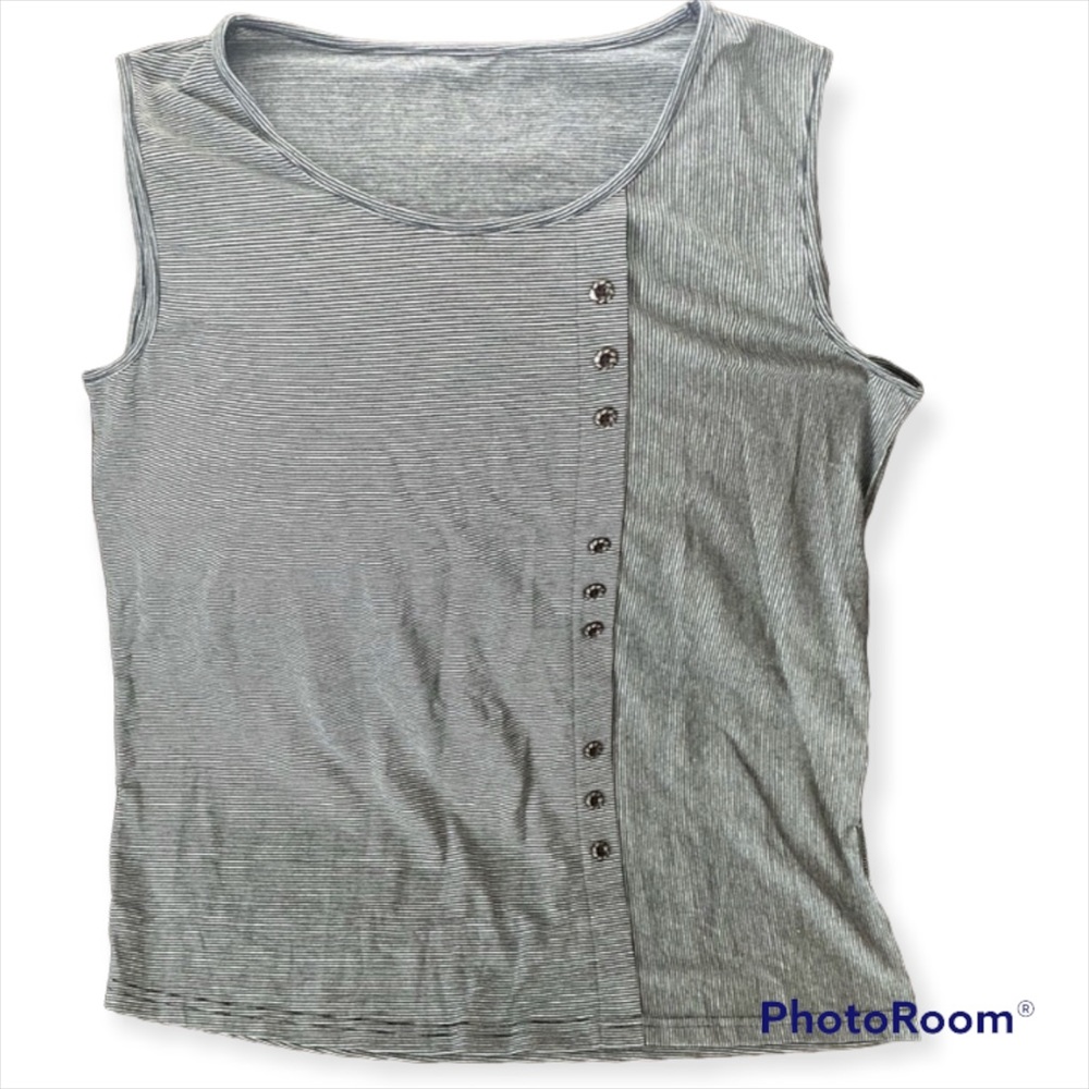 Striped Tank Top Size XL Emery Rose NWOT